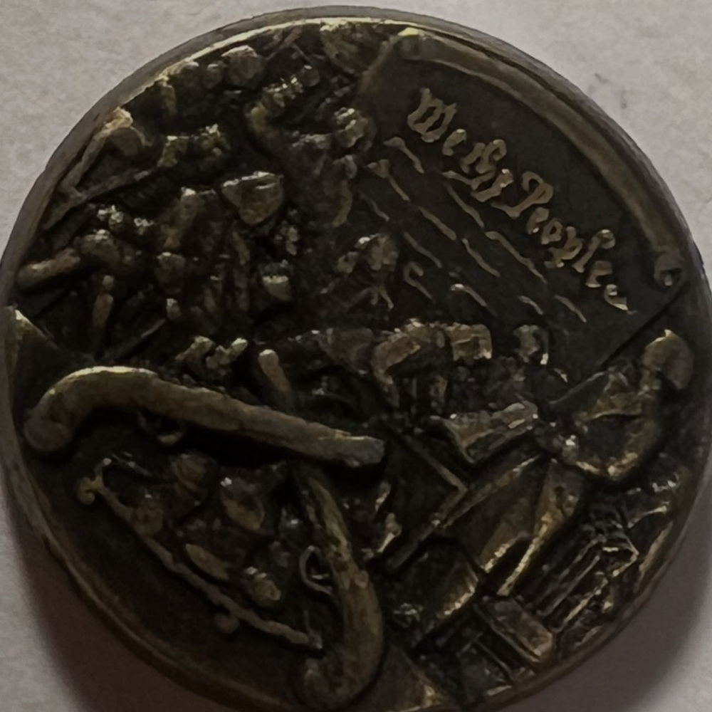 Vintage Gold Button - Picture 7 of 7
